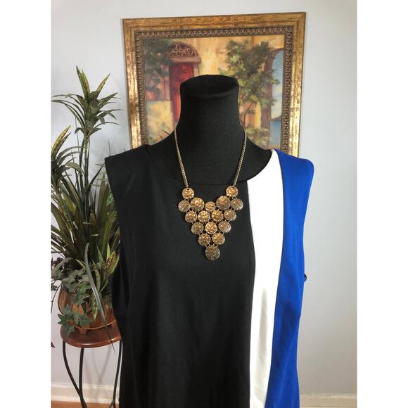 Ellen Tracy Little Black Dress 1X Sleeveless A Line Audrey Hepburn Quiet Luxury - Picture 2 of 10